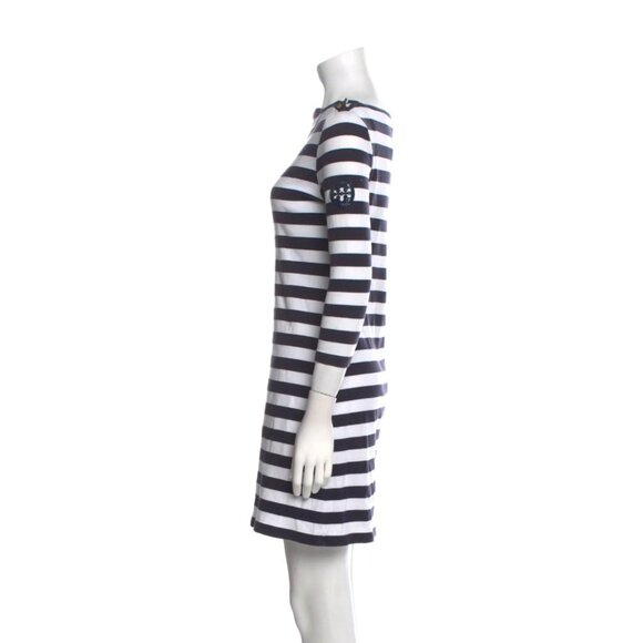 TORY BURCH Striped Mini Dress Size: XS - Picture 2 of 3